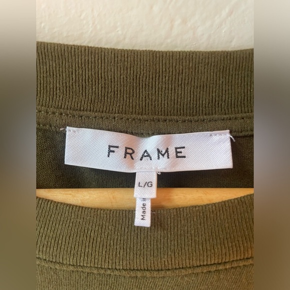 Frame Women's Wrap Around Long Sleeve size L - Picture 4 of 7